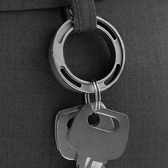 EDC Titanium Alloy Creative Keychain Carabiner Portable Hanging Buckle for Gift 07FC0E-D4 - KOEEK