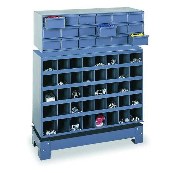 ny Durham Mfg 359-95 Pigeonhole Bin-enhed, 40 rum, 12 i DX 23 i HX