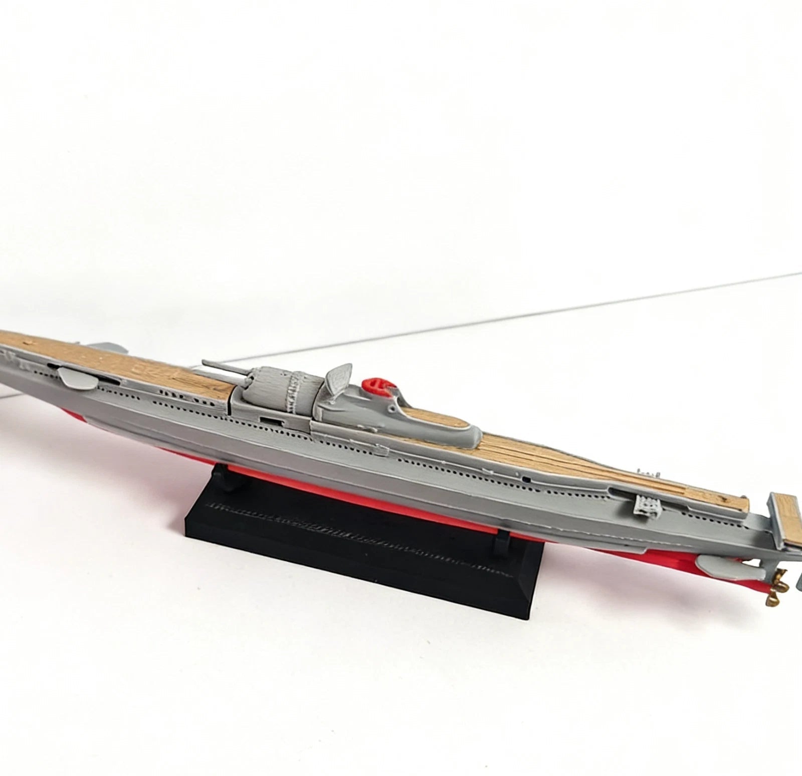French SubmarineSurcouf WWII Largest Cruiser Submarine Heavy Guns Finished Model 07FC0E-D4 - KOEEK