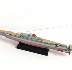 French SubmarineSurcouf WWII Largest Cruiser Submarine Heavy Guns Finished Model 07FC0E-D4 - KOEEK