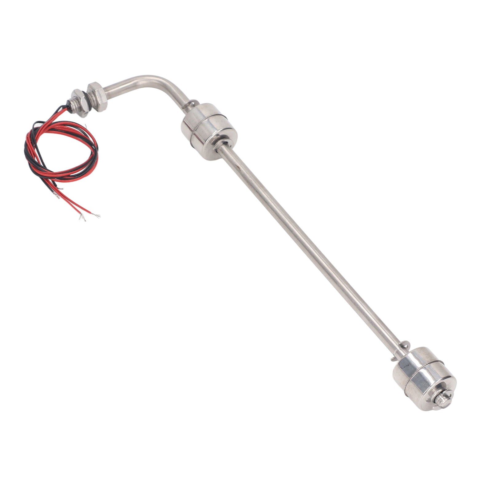 new Float Water Control Switch Stainless Steel Float Dual Points Liquid Level Sensor koeek - KOEEK