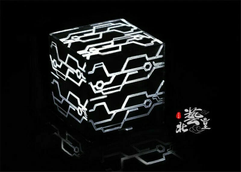 NieR:Automata YoRHa No. 9S 2B COS Black Box Light Props Game Cube  Data Storage- 07FC0E-D4 - KOEEK
