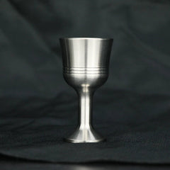 Solid Metal EDCTitanium Alloy Anti-drop Tea Mup Wine Champagne Glass CupBusiness 07FC0E-D4 - KOEEK