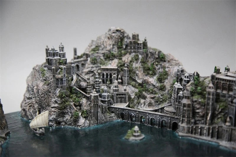The Lord of the Rings The Hobbit Grey Havens Resin Statue Scene Display Model 07FC0E-D4 - KOEEK