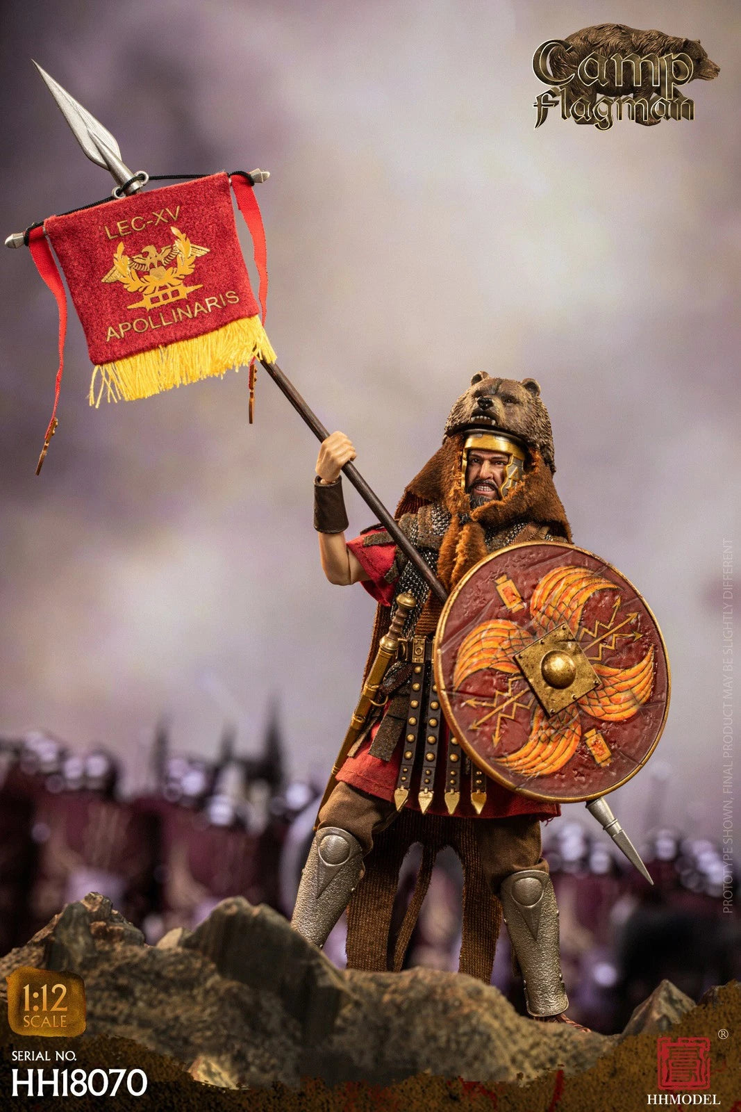 HHMODEL HH18070 Imperial Legion Roman Camp Flagman 1/12 Action Figure IN STOCK 07FC0E-D4 - KOEEK