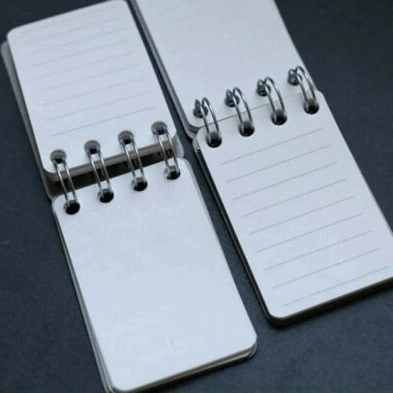 EDC Titanium Alloy Notepad Portable Recyclable Tools Outdoor Waterproof 07FC0E-D4 - KOEEK