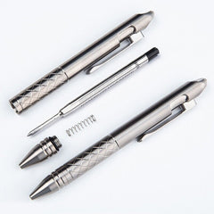 Titanium Alloy Ballpoint Pen Business Office Writing Signature Bolt Pen EDC Tool 07FC0E-D4 - KOEEK