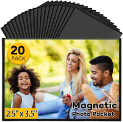 new YixangDD 20 Pack Magnetic Picture Frame, 2.5 x 2.5X3.5 inches-20Pack, Black YIXANGDD - KOEEK