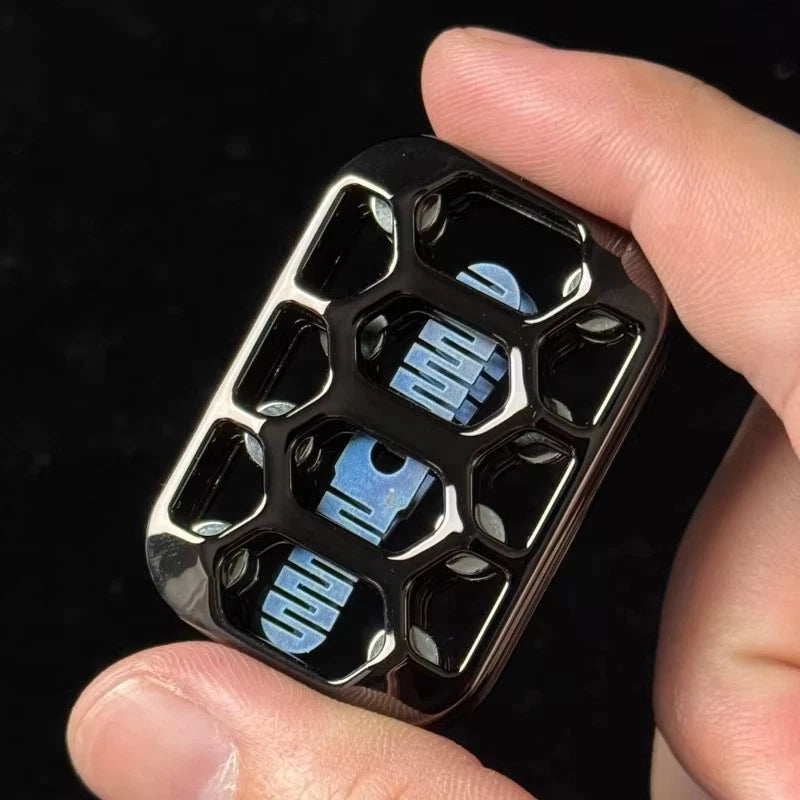 Unique Hollowed-out Design Zinc Alloy Fidget Slider EDC Fidget Toy Office Gadget 07FC0E-D4 - KOEEK