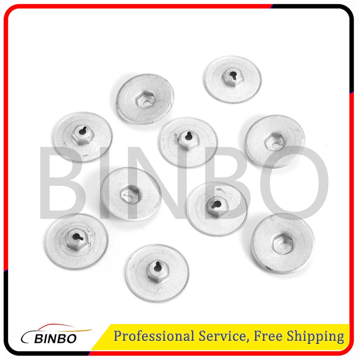 10× Heat Protection Mounting Nut For BMW 135i 323i 528i 740iL 850i # 07146949380 07FC0E-D4 - KOEEK