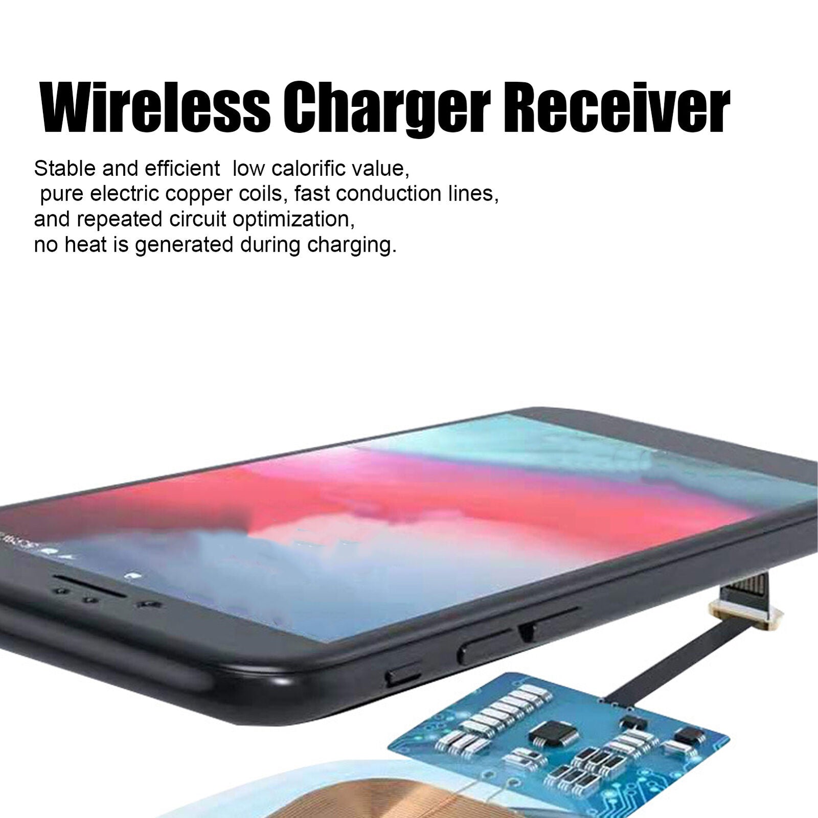 new  Wireless Charger Receiver USB C 10W Quick Charging Receiver Type C Wireless koeek - KOEEK