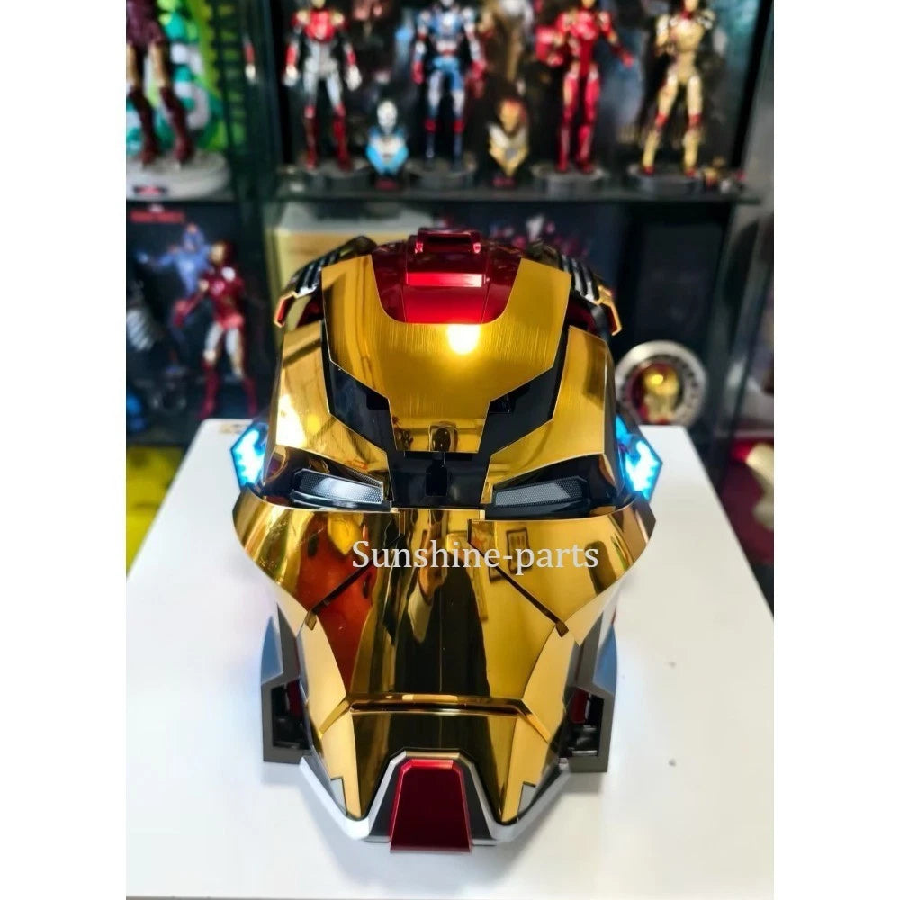 Iron Man Helmet MK17 1/1 Wearable English Voice-controlled Mask Transform Prop 07FC0E-D4 - KOEEK