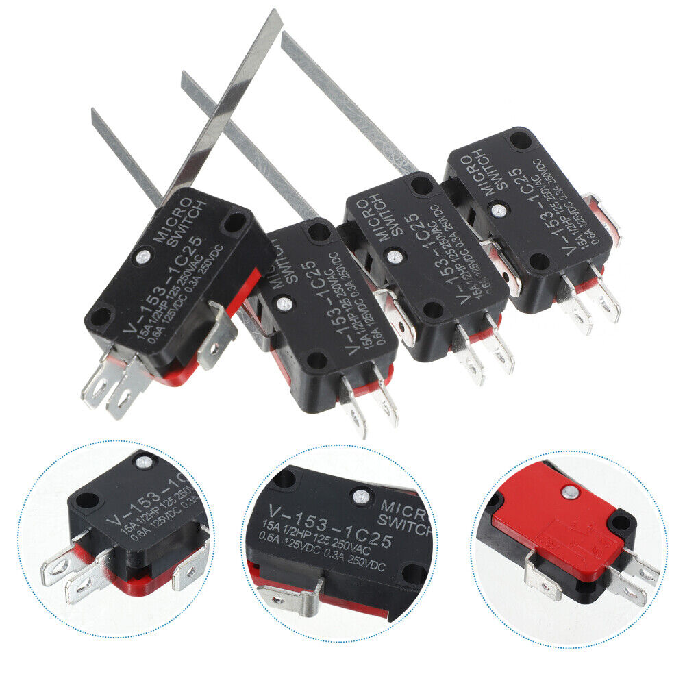 new 4 PCS Electric Types Handle Switch Hinge Limit Switches koeek - KOEEK