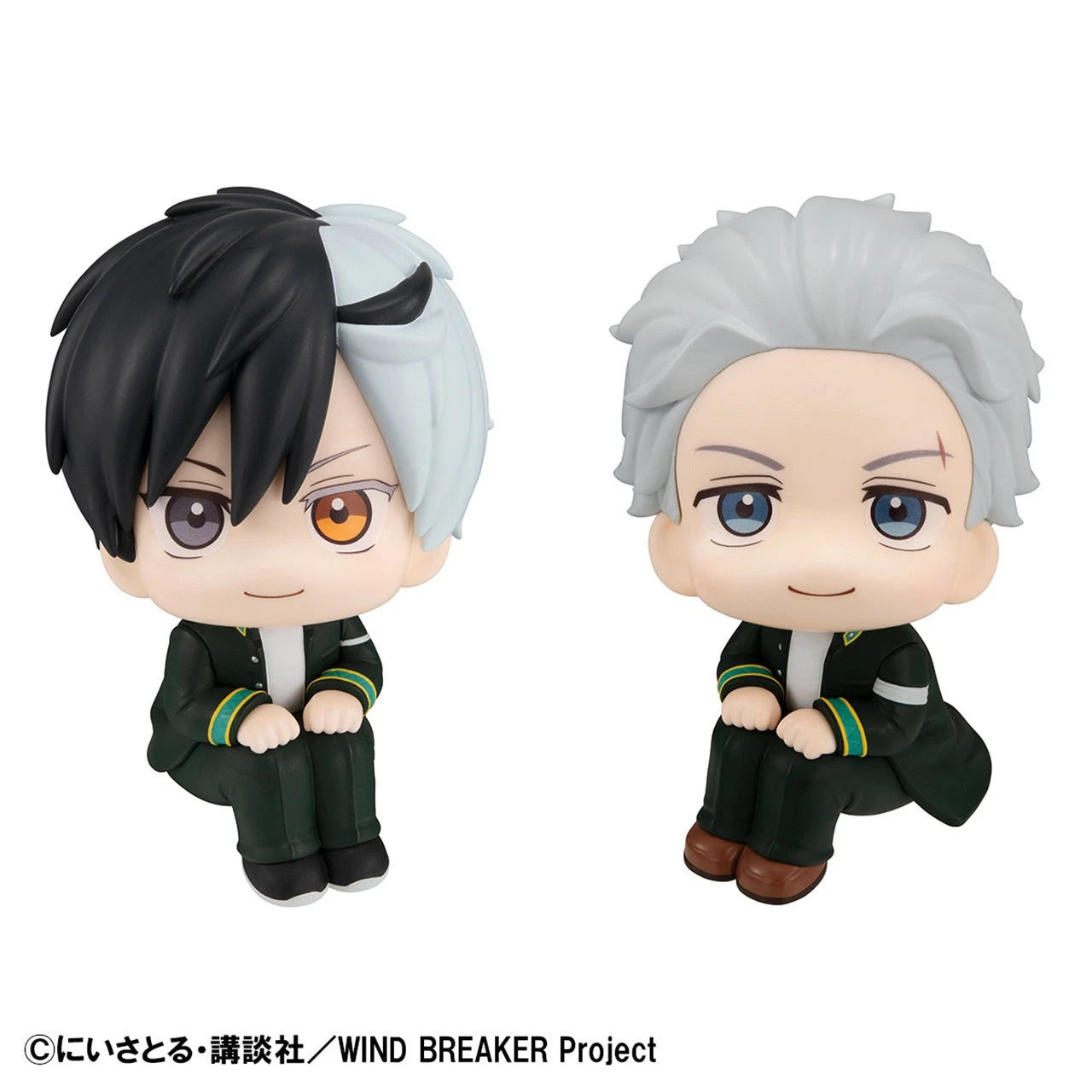 MegaHouse Look Up Wind Breaker Haruka & Hajime Q Sitting Anime PVC Figure MEGAHOUSE - KOEEK