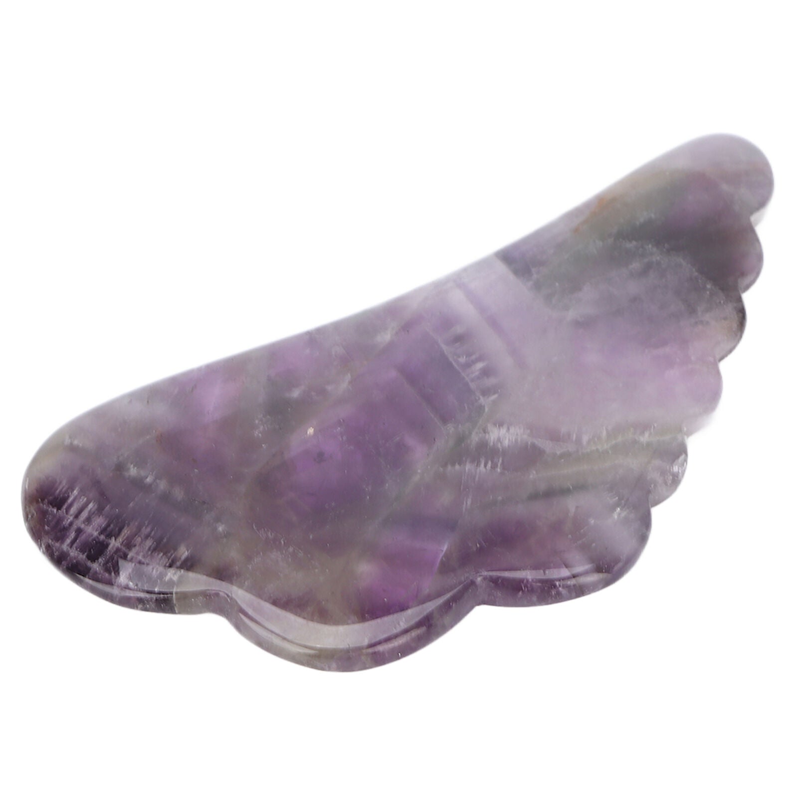 new Amethyst Stone Guasha Board Scraping Massage For Acupuncture Massage Lifting HGF koeek - KOEEK