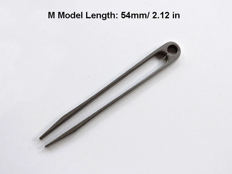 3PCS Sets Titanium Alloy Tweezers EDC Camping Portable Outdoor Travel Tool 07FC0E-D4 - KOEEK