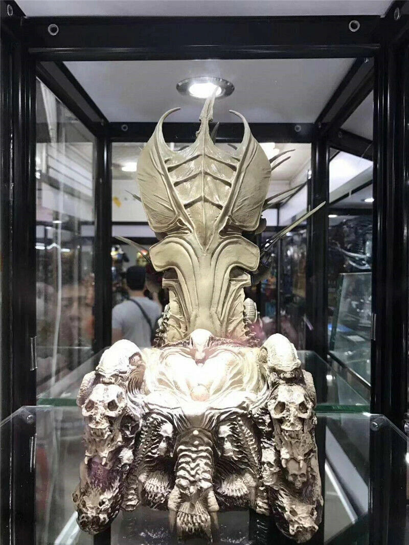 Predator Clan Leader Alien Bone Throne PVC Action Figures Diorama Element Model 07FC0E-D4 - KOEEK