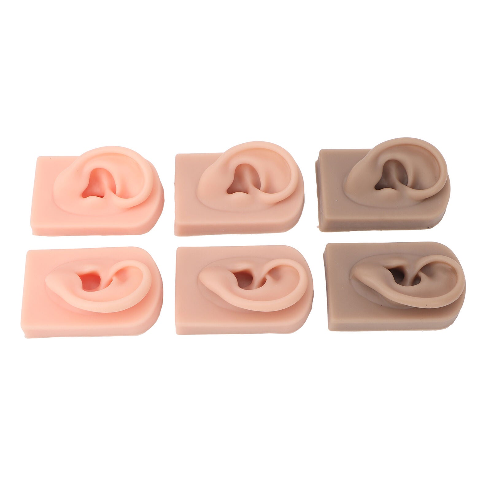 new 3 Pairs Silicone Ear  Colors Soft Flexible Waterproof Simulation HGF koeek - KOEEK