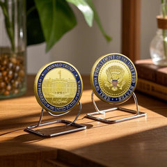 new Donald Trump 45th & 47th Presidential Inauguration Challenge Coin -... 07FC0E-D4 - KOEEK