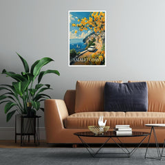 new Viokalt Vintage Amalfi Coast Scenery Wall Art 8x12 in Unframed, Multi 10 07FC0E-D4 - KOEEK