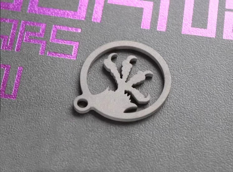 TC4 EDC Titanium Alloy Keychain Necklace PIN Pendant Backpack Decorative Tool 07FC0E-D4 - KOEEK