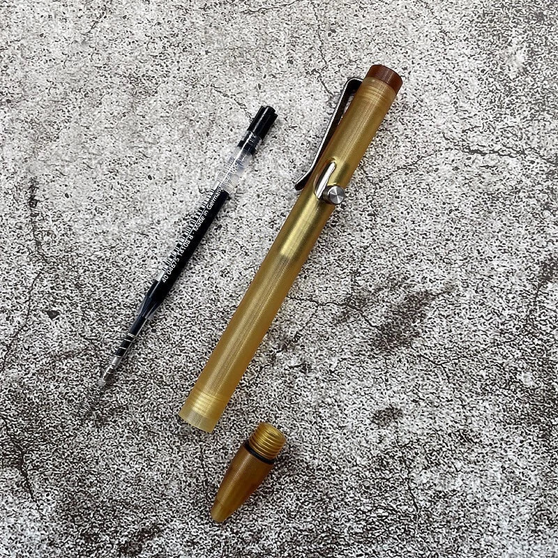 Polyetherimide ULTEM Titanium Alloy Pocket Signature Ballponit GelPenG2RefillEDC 07FC0E-D4 - KOEEK