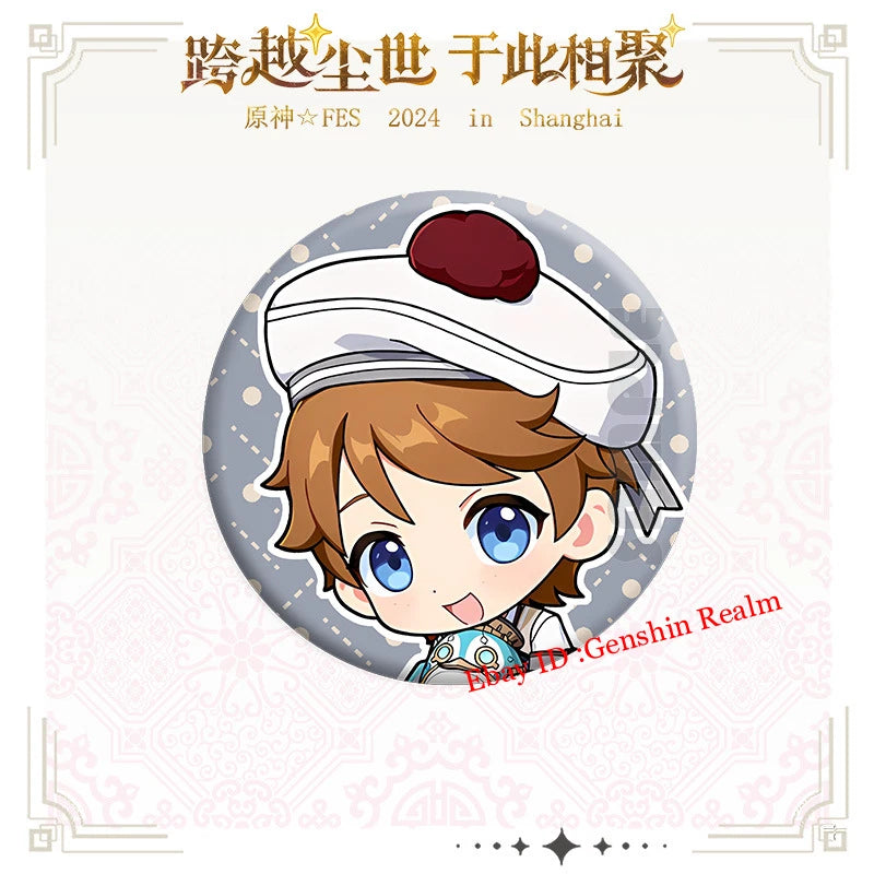 5Pcs/Set Anime  FES Carnival Series Badge Decor Pendant Gift 07FC0E-D4 - KOEEK