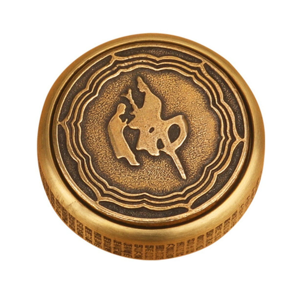 Fidget Spinner Zen Buddha Hand Spinner Stress Relief Gifts Metal EDC Fidget Toys 07FC0E-D4 - KOEEK