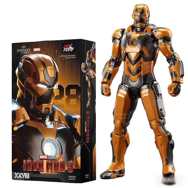ZD Toys Marvel Iron Man Mark XXVIII MK28 1/10 Scale 7" Collector Figure MARVEL - KOEEK