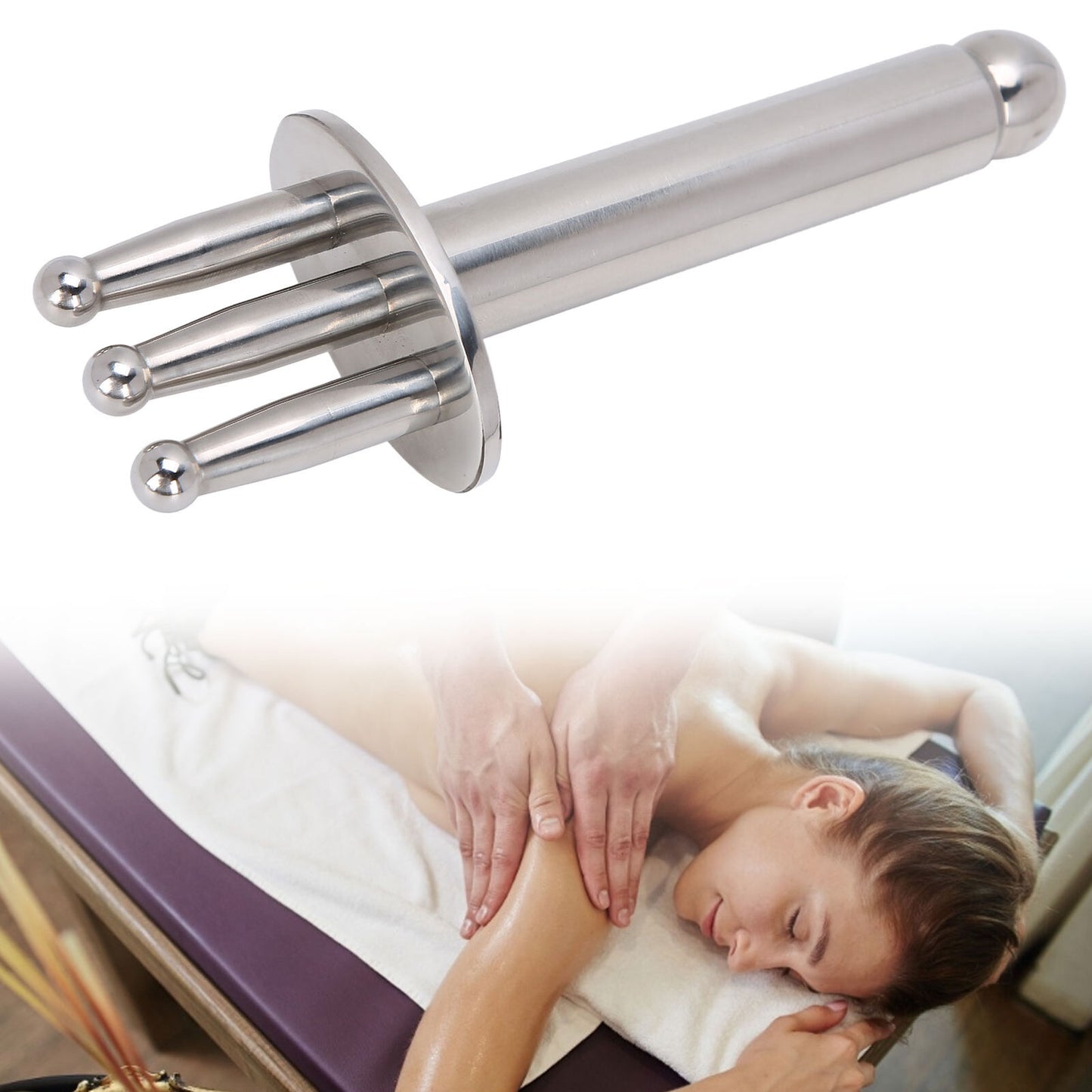 new MagnetoPen Meridians Point Lymphatic Acid Drainage Massage Stick Fork HGF koeek - KOEEK