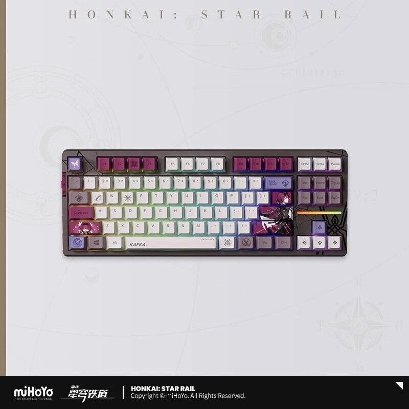 miHoYo Honkai Star Rail Kafka RGB Official Mechanical Keyboard Backlit Keyboard 07FC0E-D4 - KOEEK