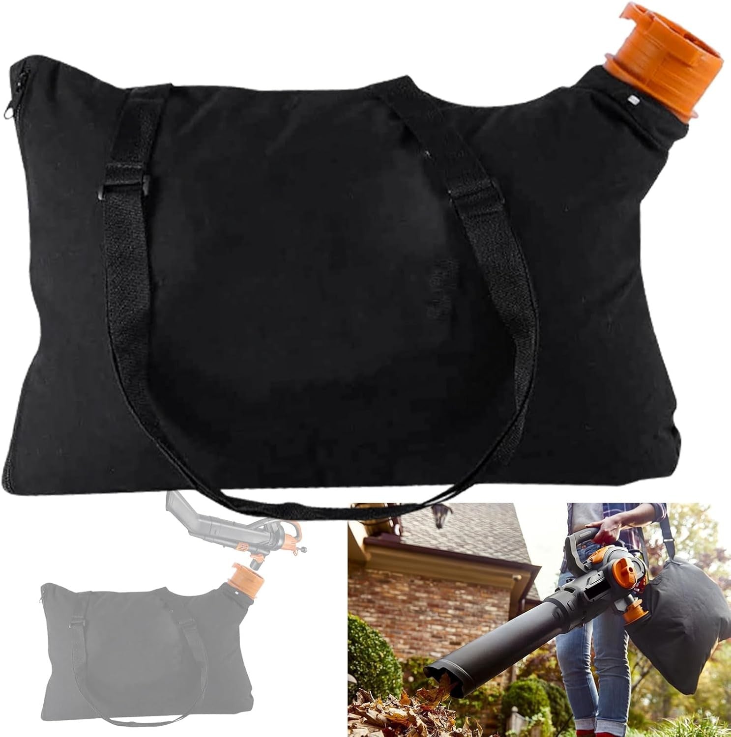 new 50026858 Trivac Leaf Collection Bag (WGBAG500) for Worx Vacuum Cleaner 12... 07FC0E-D4 - KOEEK