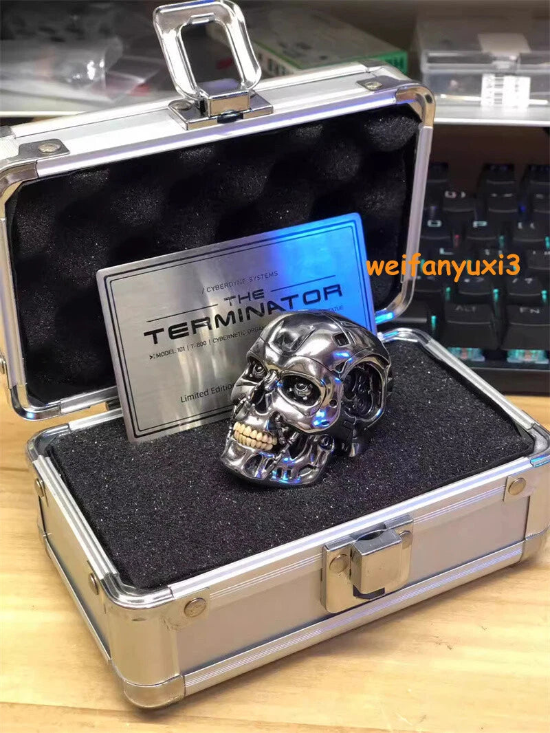 STOCK! Terminator T2 T800 ENDOSKELETON 1/4 Scale Figure Skull Model LED Eyes 07FC0E-D4 - KOEEK