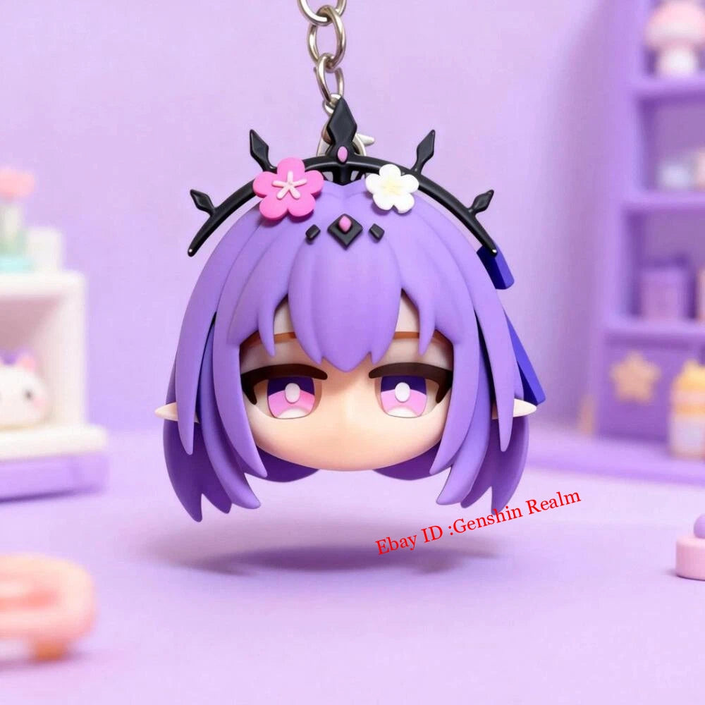 Anime Honkai: Star Rail Castorice PVC Keychain Backpack Pendant Decor Gift 07FC0E-D4 - KOEEK