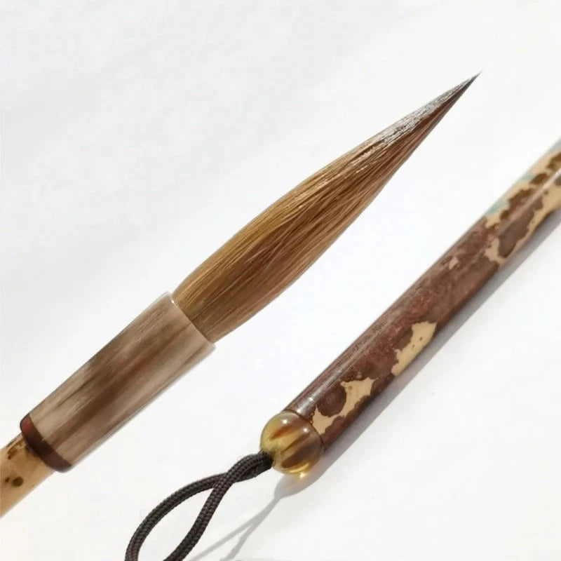 22cm Weasel Hair Handmade Professional Cursive Calligraphy Brush Drawing Pen 07FC0E-D4 - KOEEK