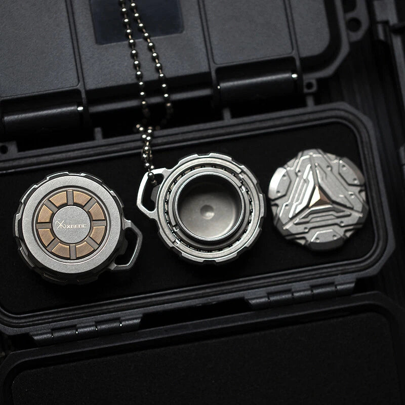 EDC Titanium Alloy Waterproof Case Portable Sealed Medicine Storage Box Pendant 07FC0E-D4 - KOEEK