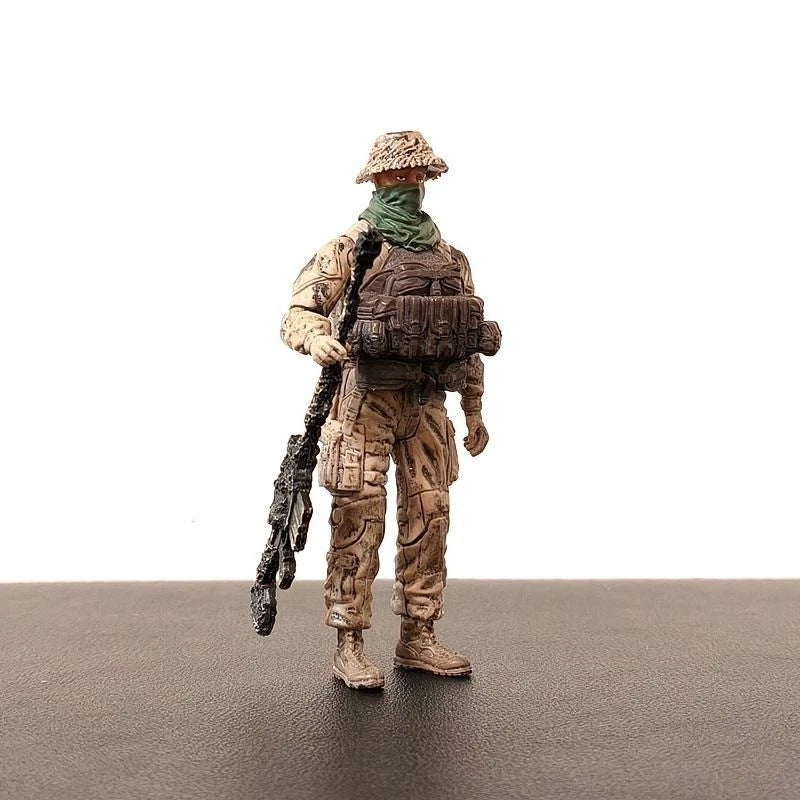3.75" US Army Rangers Delta Force Navy SEAL Sniper Action Figures Set Military 07FC0E-D4 - KOEEK