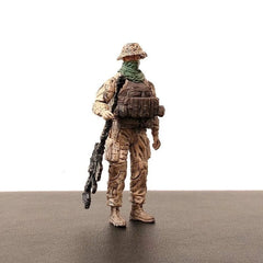 3.75" US Army Rangers Delta Force Navy SEAL Sniper Action Figures Set Military 07FC0E-D4 - KOEEK