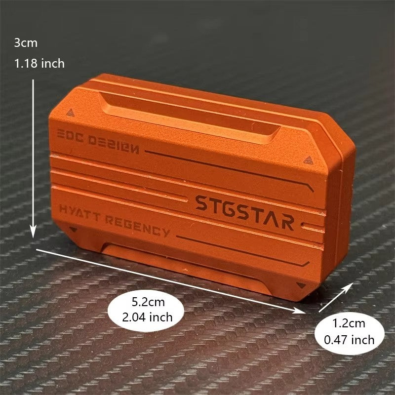 Future Simple Style Aluminum Alloy EDC Fidget Slider Push Fidget Toys 07FC0E-D4 - KOEEK