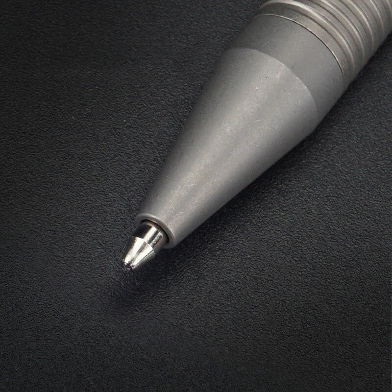 Titanium Alloy Bolt Action Pocket Ball Pen Signature Tactical EDC Pen G2 Refill 07FC0E-D4 - KOEEK