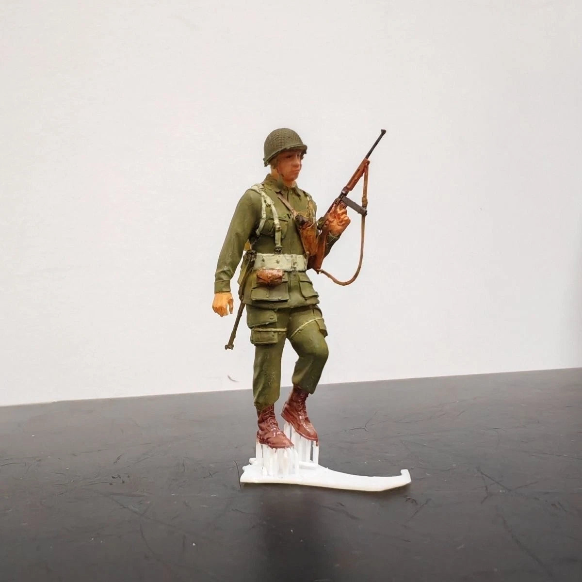 1:35 WWII US Army Rangers Infantry Figures Painted Finished Diorama Model 07FC0E-D4 - KOEEK