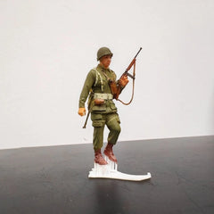 1:35 WWII US Army Rangers Infantry Figures Painted Finished Diorama Model 07FC0E-D4 - KOEEK