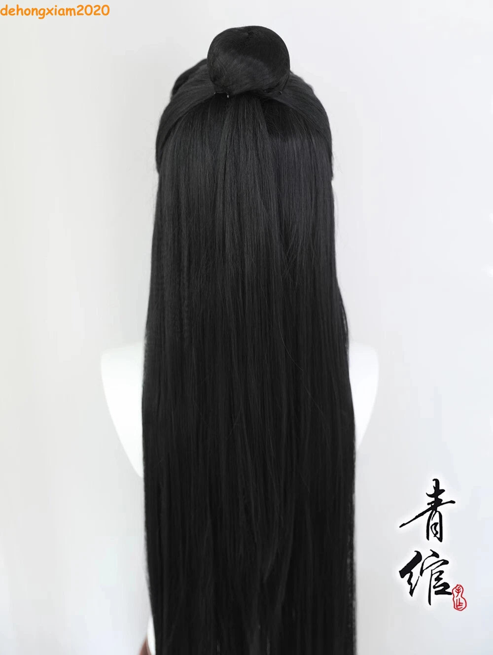 Mo Dao Zu Shi 魔道祖师Grand master of Demonic Cosplay Wig Lan Wangji Black Long Hair 07FC0E-D4 - KOEEK