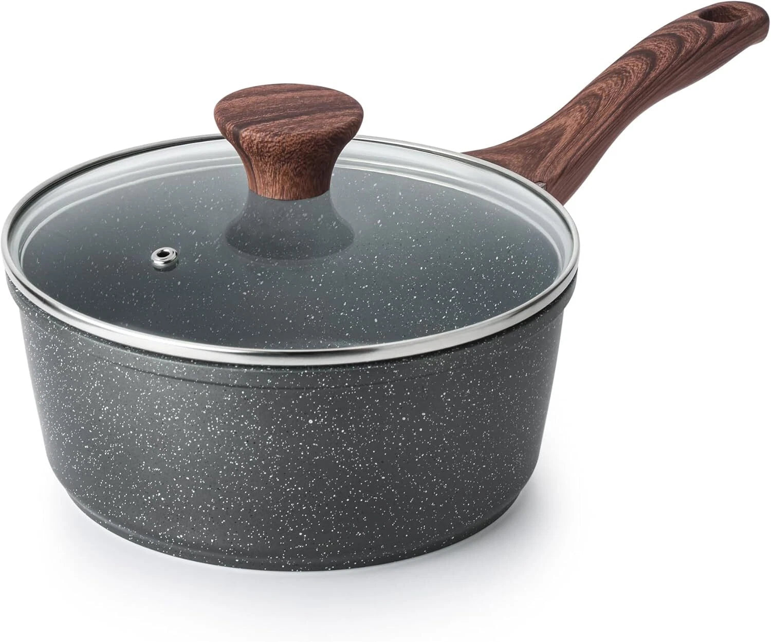 Non-Stick Cookware Set with Lid, Kitchen Cookware for Induction Cooktop 07FC0E-D4 - KOEEK