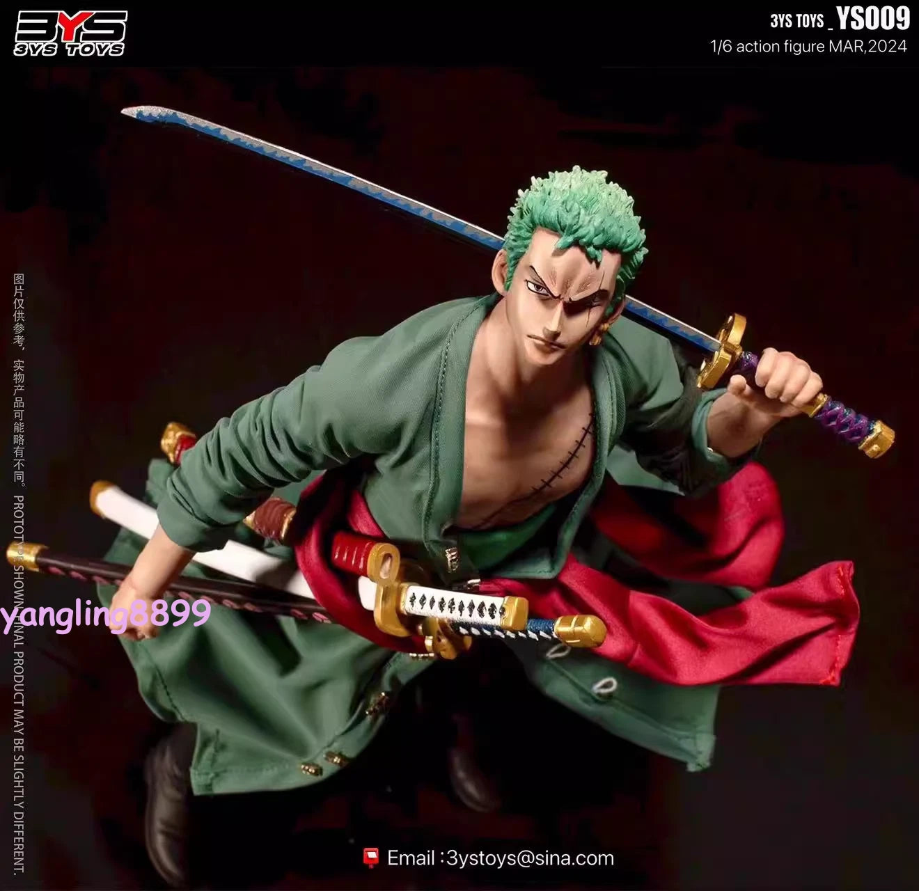 3YS Studio Roronoa Zoro 1/6 Action Figure Model Fans Toy Collection  Stocked! 07FC0E-D4 - KOEEK