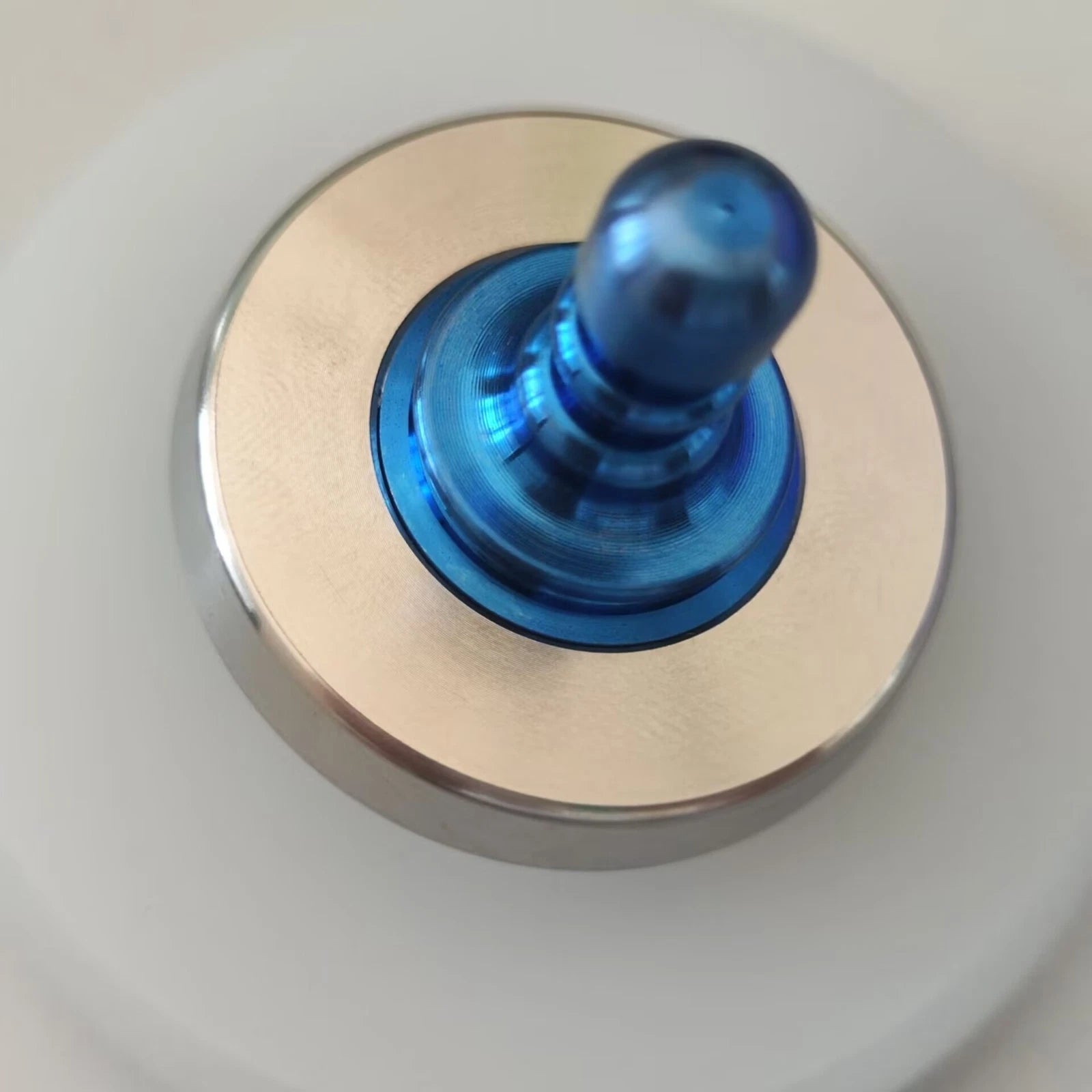Titanium+Stainless Steel Spinning Top Finger Spinner Ceramic Bead Fidget EDC Toy 07FC0E-D4 - KOEEK