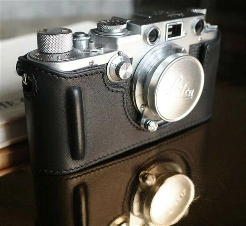 Camera Bag Protective Case  Leather Half Set For Leica IIIF 3F IIIC 3C 07FC0E-D4 - KOEEK
