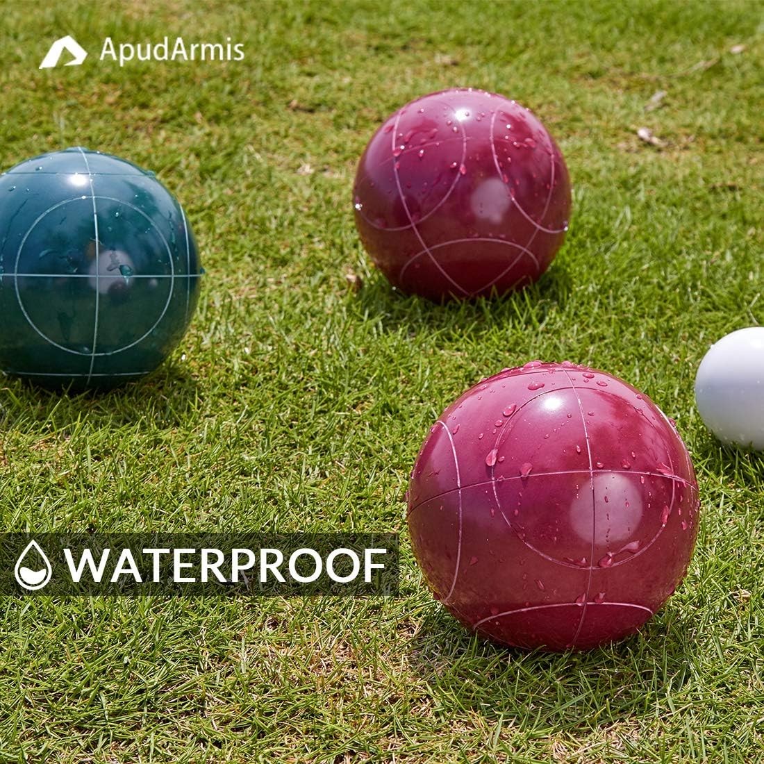 new ApudArmis White Bocce Pallino Balls Replacement - Including 40mm, APUDARMIS - KOEEK