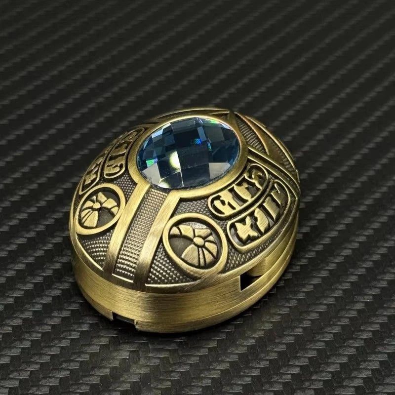 Retro Metal Zinc Alloy EDC Push Fidget Slider Fidget Toy Exquisite Office Gadget 07FC0E-D4 - KOEEK