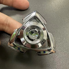 Modern Silver EDC Hand Spinner Zinc Alloy Fingertip Rotating Toy Fidget Spinner 07FC0E-D4 - KOEEK